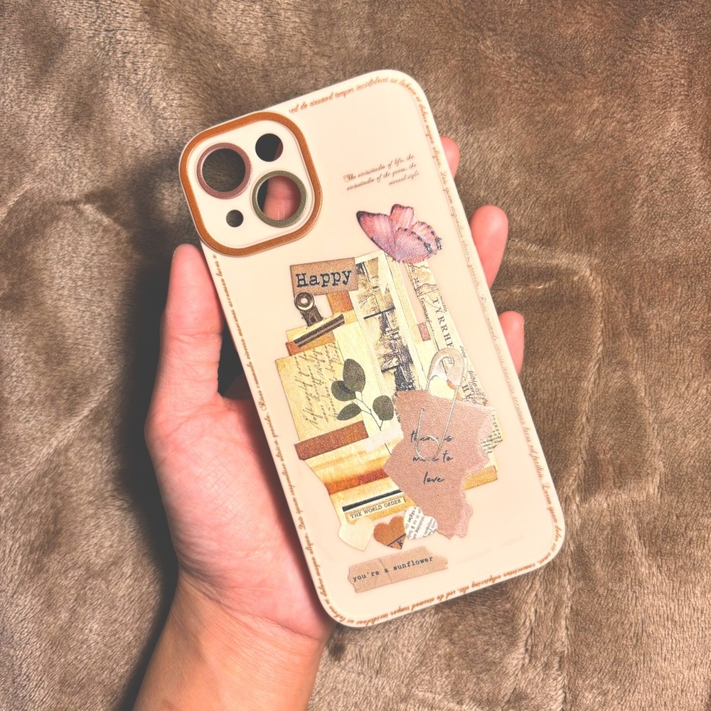 Iphone 13 Phone Case | Aesthetic Brown Phone Case